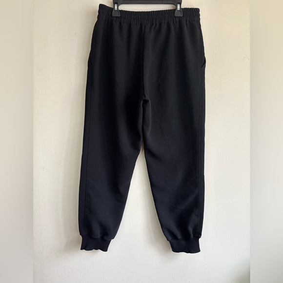 Wilfred Black High Waist Track Creppe Jogger Pants Size M - Picture 4 of 14